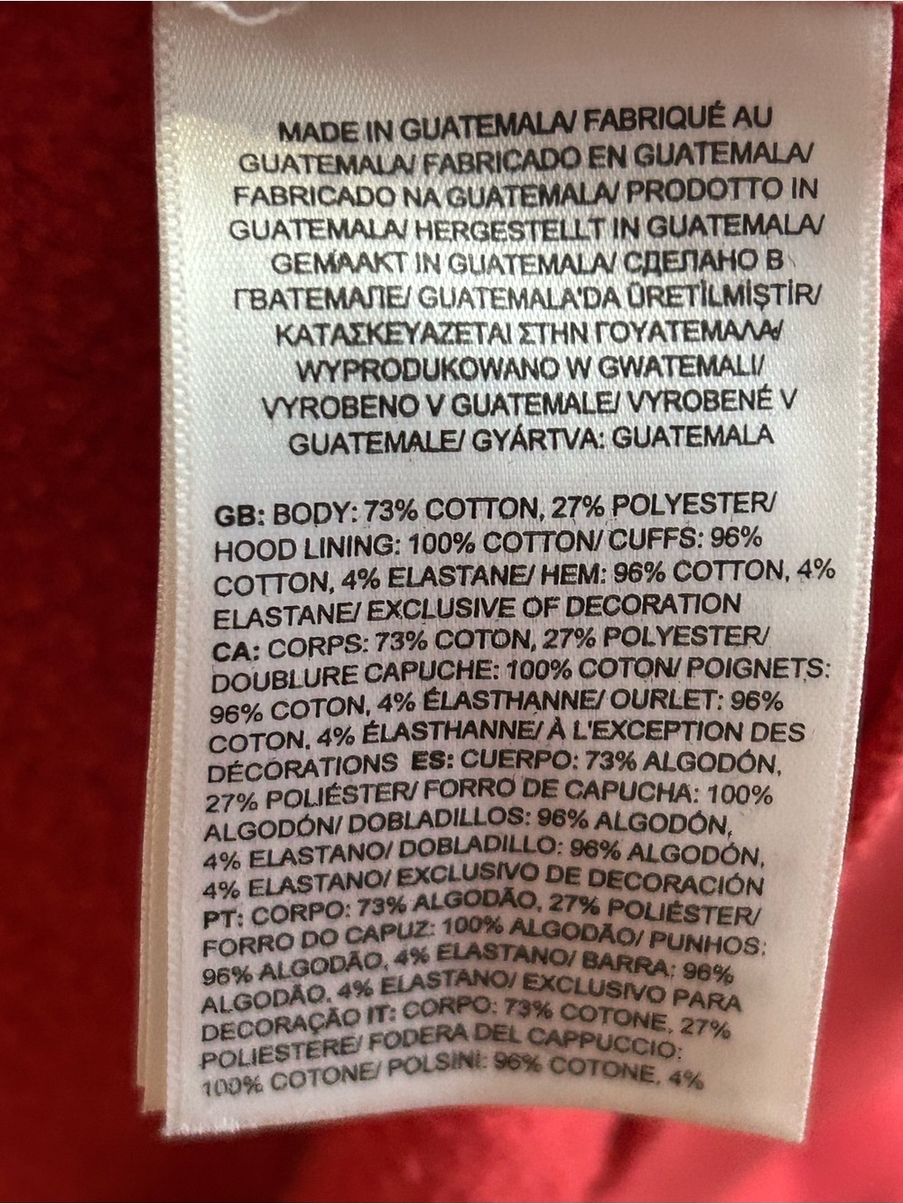 The North Face Men's Half Dome Pullover Park City Hoodie Red Medium - Picture 6 of 8